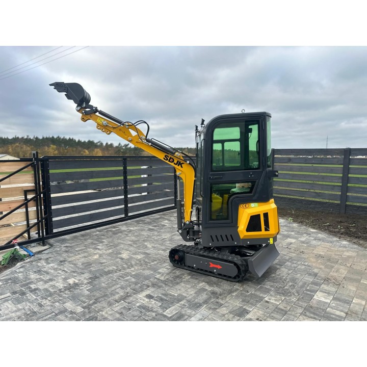 Minikoparka JKW-10X | Koop EURO V Diesel | 1000 KG | Kabina Zamknięta