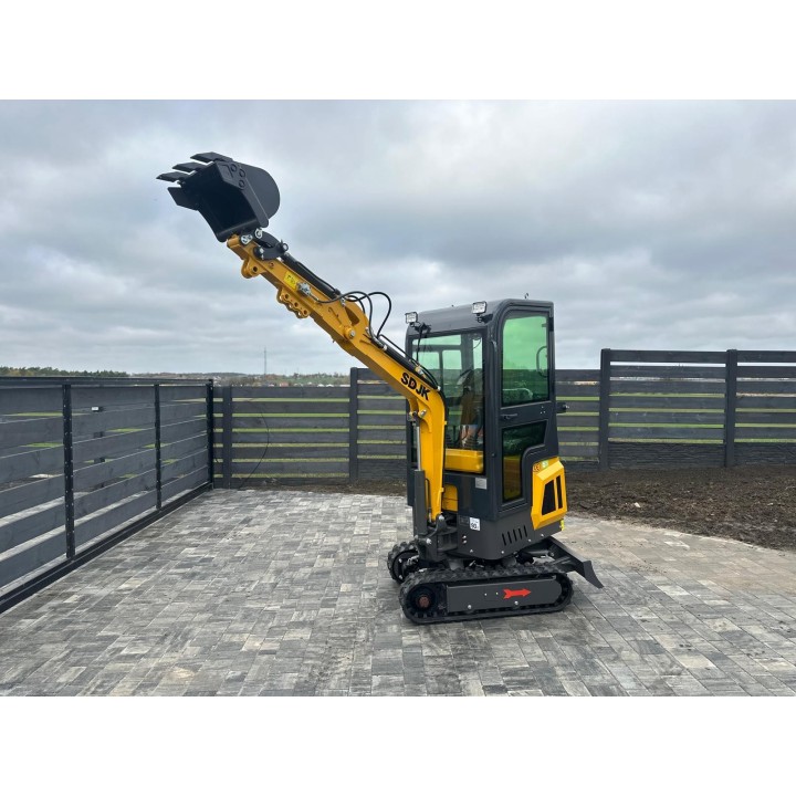 Minikoparka JKW-10X | Koop EURO V Diesel | 1000 KG | Kabina Zamknięta