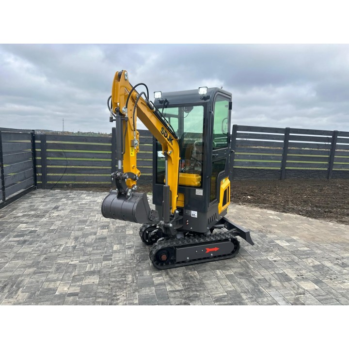 Minikoparka JKW-10X | Koop EURO V Diesel | 1000 KG | Kabina Zamknięta