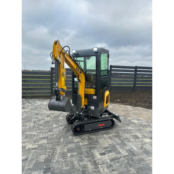 Minikoparka JKW-10X | Koop EURO V Diesel | 1000 KG | Kabina Zamknięta