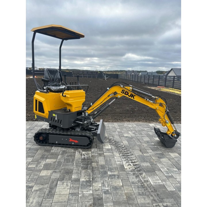 Minikoparka JKW-10X | Skrętne Ramię | Koop EURO V Diesel | 1000 KG